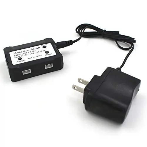 EBOYU (TM) 2 в 1 зарядное устройство 7 4 В Lipo батарея для Syma X8C X8W X8G MJX X101 X600 Tarantula X6 Wltoys V666 RC
