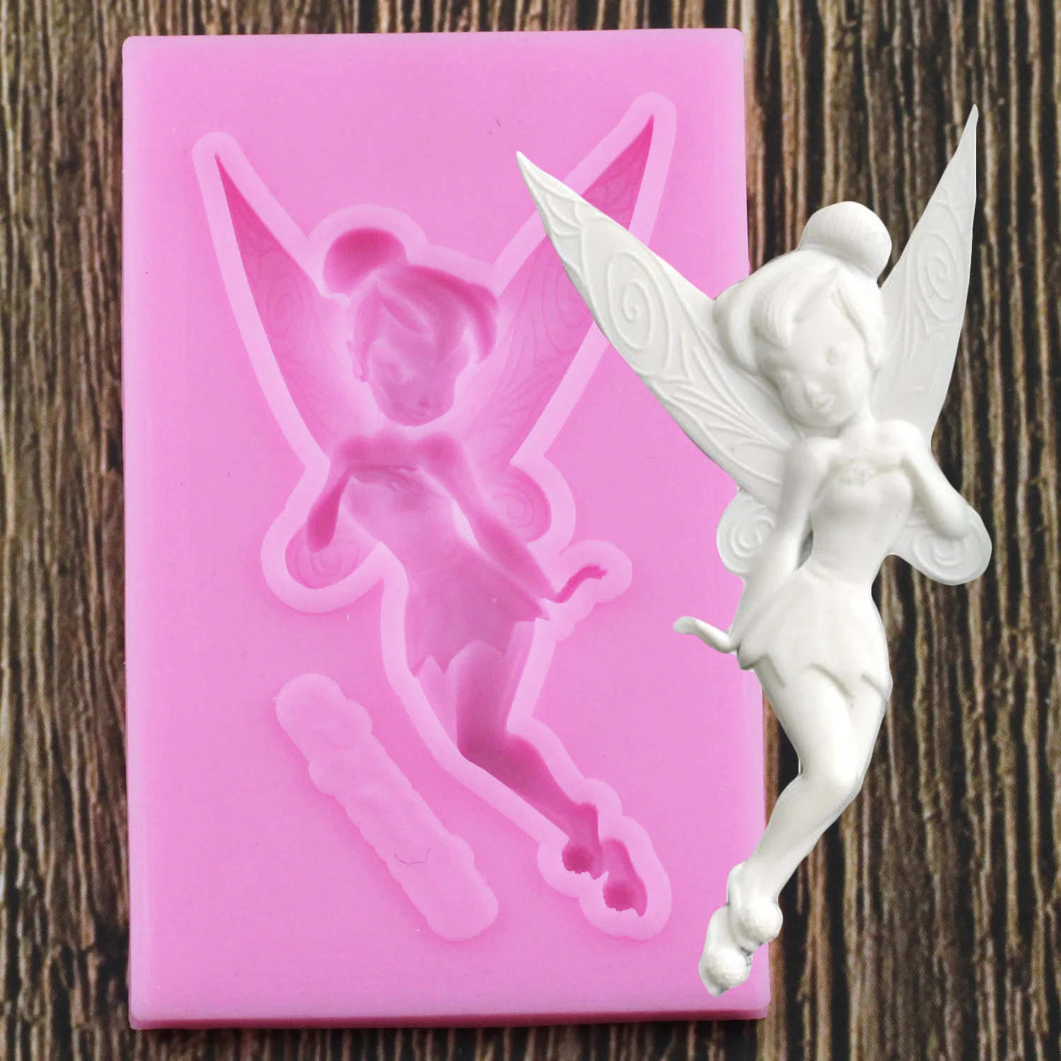 3D детская Цветочная фея силиконовая форма Gumpaste шоколадная глина форма для конфет помадка DIY вечерние инструменты для украшения торта