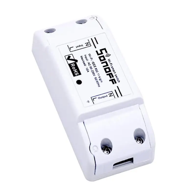 sonoff Basic Sonoff Basic Sonoff S26 WiFi Беспроводная умная розетка CN/AU/EU/UK/US вилка умный дом переключатель розетки питания работает с Alexa Google - Цвет: sonoff Basic