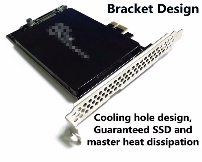 Высокоскоростная карта SATAIII до PCI E X1 DEBROGLIE для ПК или сервера с интерфейсом M3 Screw 4pcs