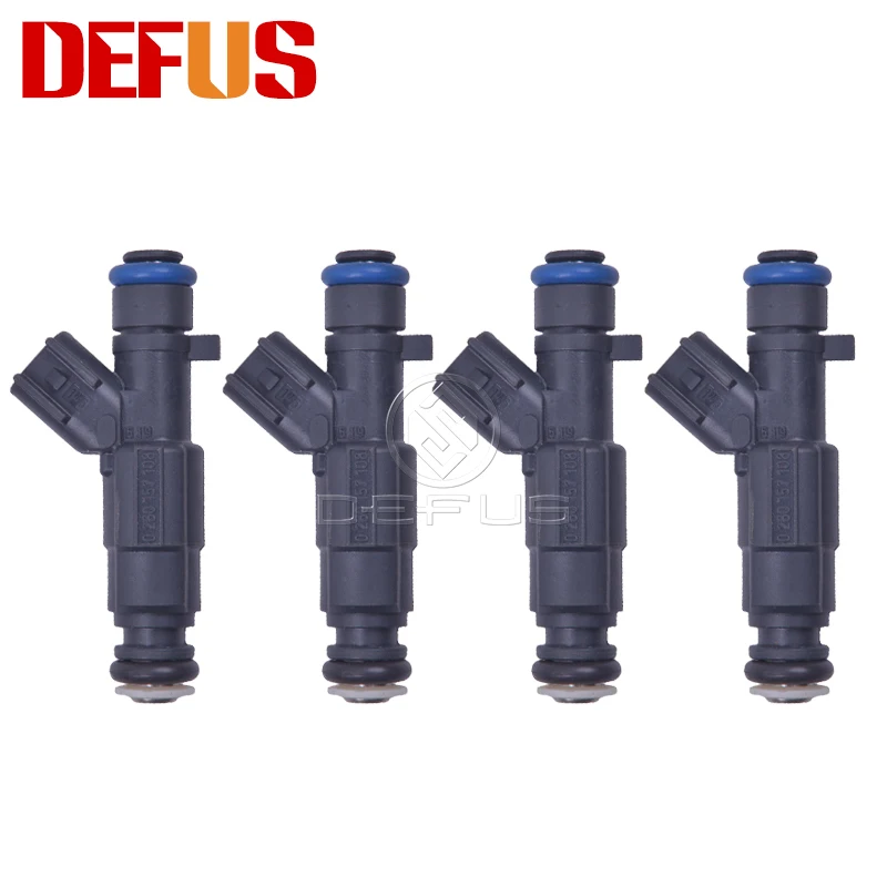 Топливный инжектор DEFUS 4 шт. OE 0280157108 для Geely Emgrand EC7 M2 M4 C30 FLORID Для Wuling Hongguang sail Bao Jun