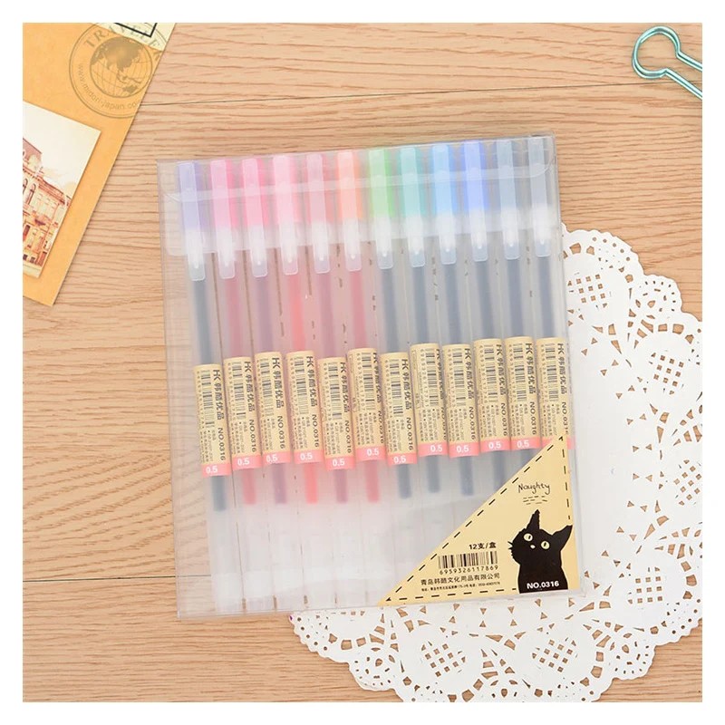 Гелевые ручки 0 5 мм 10 цветов