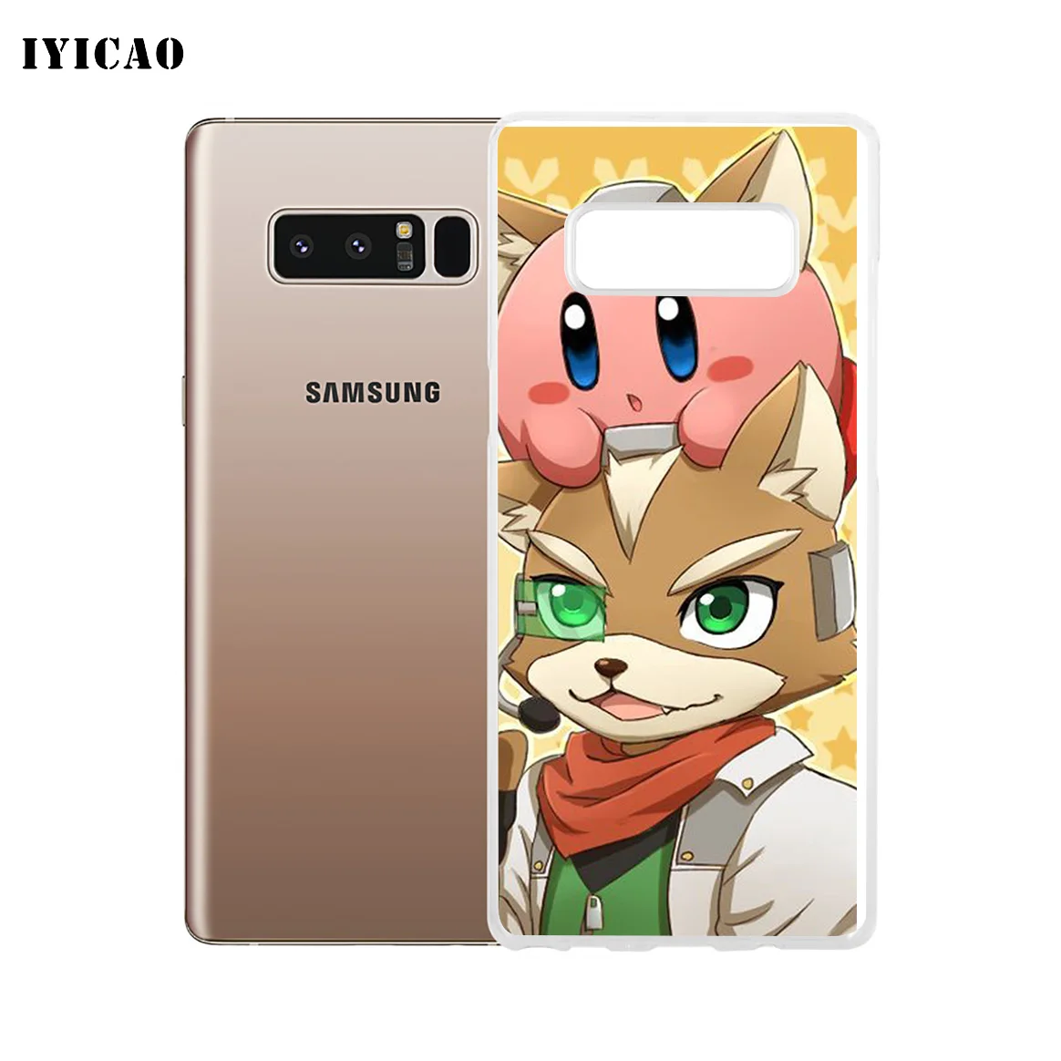 IYICAO мультяшный Мягкий силиконовый чехол со звездой лисой для Samsung A5 A6 Plus A7 A8 A9 J3 J5 J7