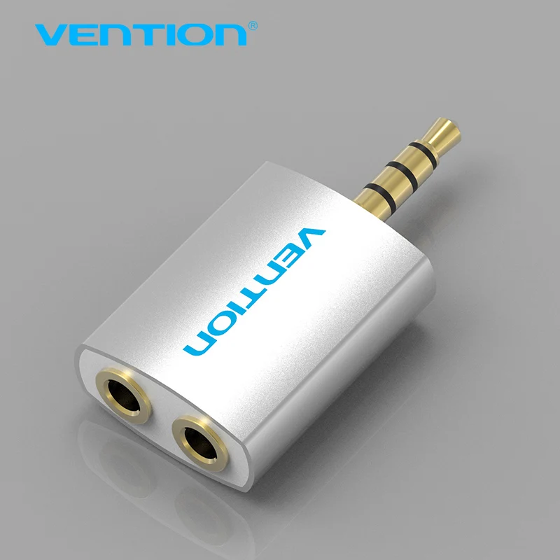 Vention 3 5 мм Φ с микрофоном 1 штекер на 2 гнездовой аудиоадаптер для наушников