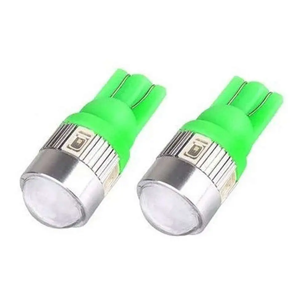 2 шт. Авто T10 6 Smd 5630 чип автомобилей светодиодные линзы индикатор клиновидный