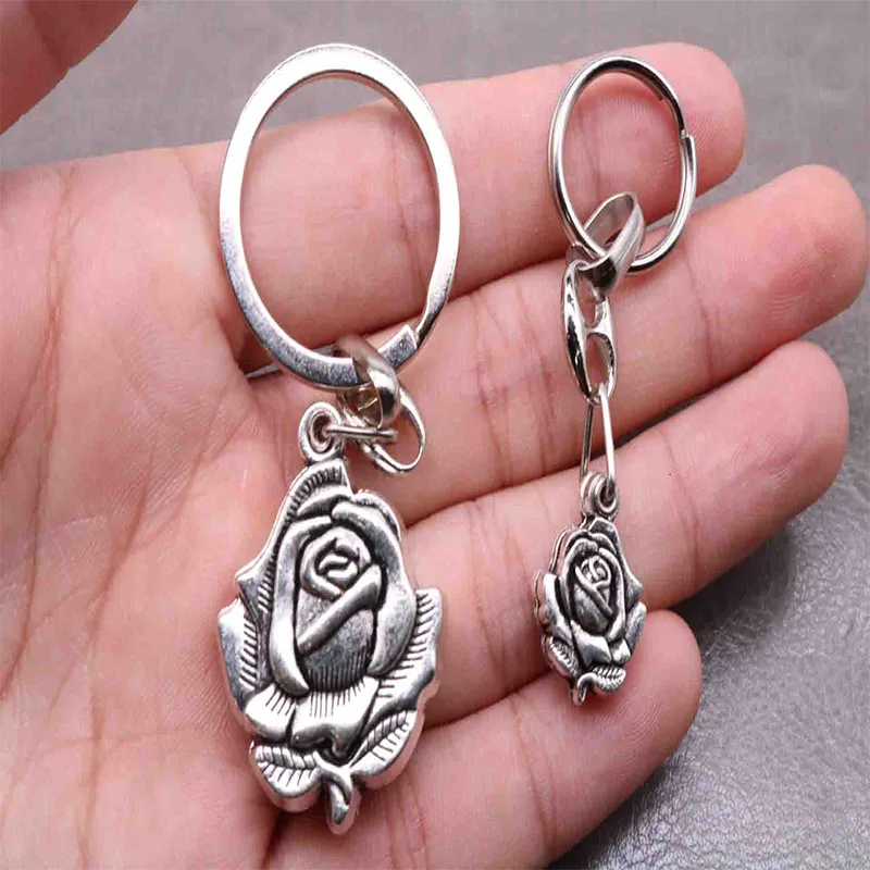 Цепочка для ключей с изображением религиозной розы|Брелоки| |