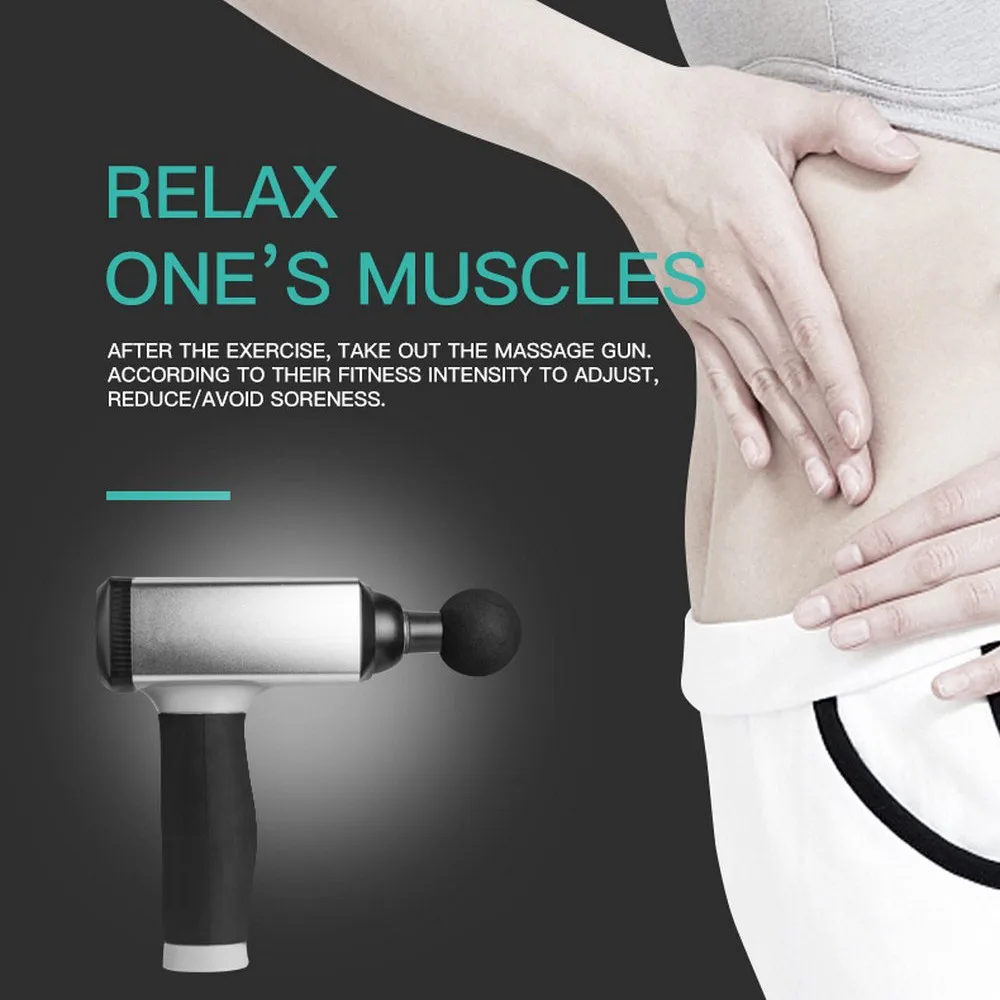 Массажный пистолет для глубоких мышц 5 скоростей беспроводной массажер