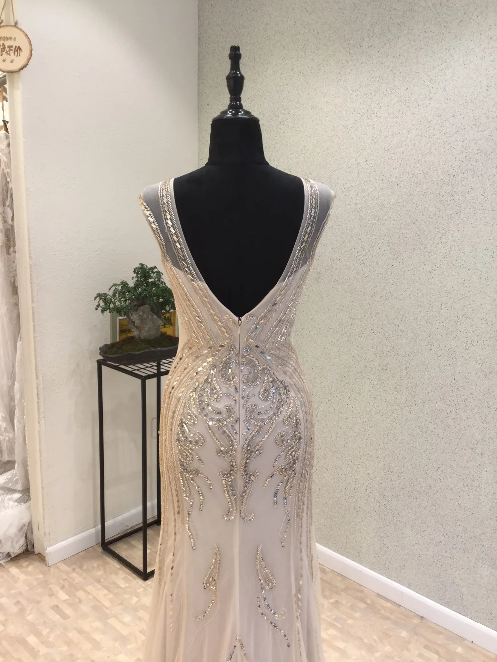 vestido de noche New Shining 2020 Scoop Cap Sleeve Floor Length Beading Tulle Mermaid Long Prom Dresses Evening Gowns