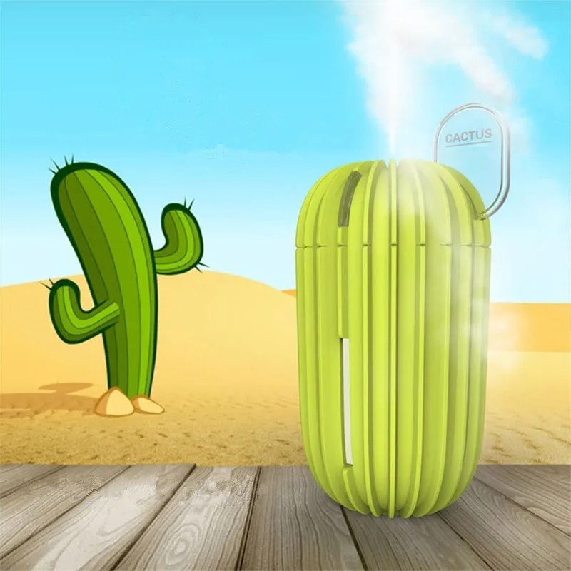 

Ультразвуковой увлажнитель воздуха White Cactus, USB, автомобильный генератор тумана, фонтан, распылитель эфирного масла с 7-цветсветодиодный свет...