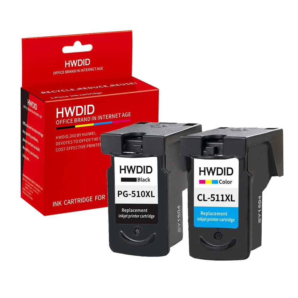 HWDID PG/pg510 CL/cl511 совместимый картридж PG 510 CL 511 для Canon Pixma IP2700 MP240 MP250 MP260 MP270 MP280/480