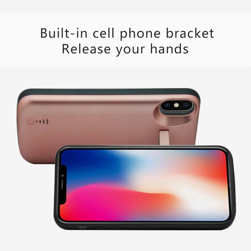 5000 мАч чехол для зарядного устройства чехол для аккумулятора для iPhone X XS чехол для зарядного устройства