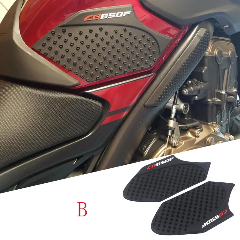 Для HONDA CBR650F CB650F- CB650 F протектор Противоскользящий бак накладка наклейка газ колено сцепление тяга сторона 3 М наклейка - Цвет: cb650f