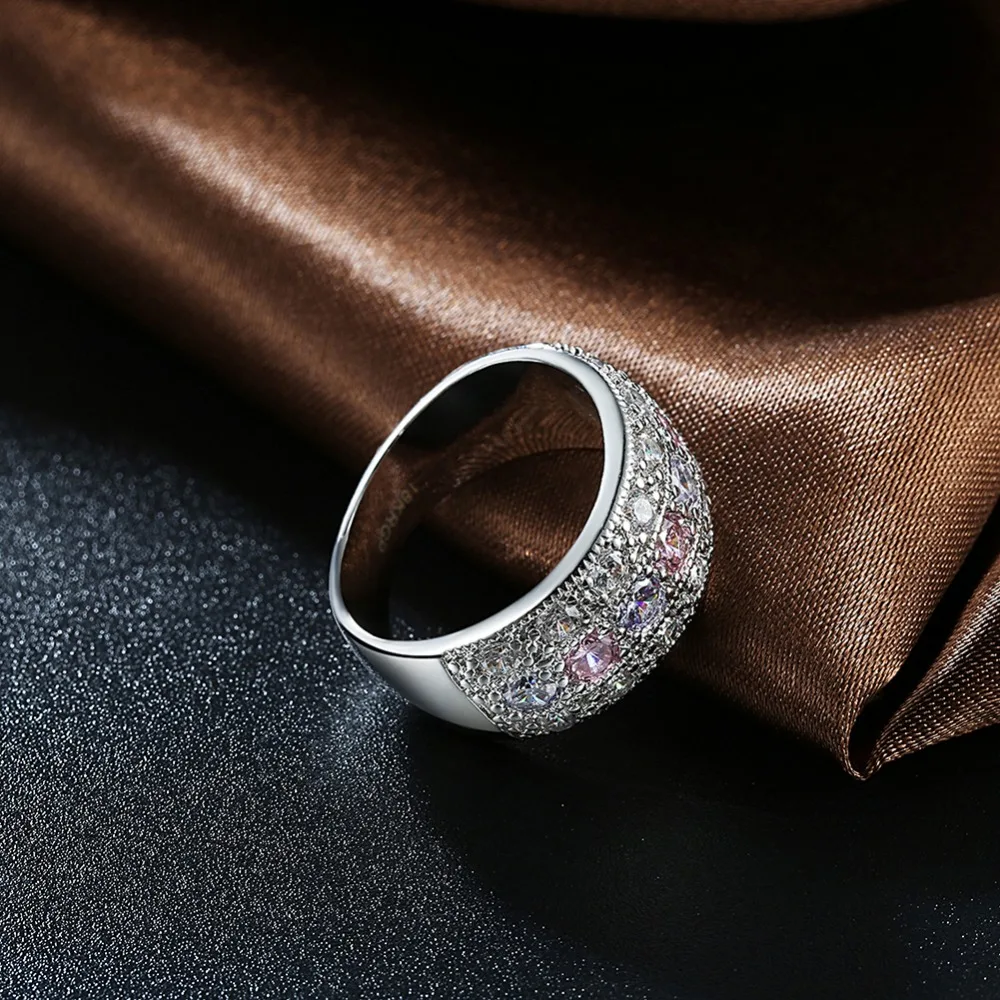 LUALA Мода Красочные Кубический Цирконий Кольца Для Женщин Высокое Качество