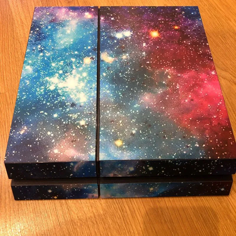 Виниловая наклейка в стиле звезд для консоли Sony PS4 с наклейкой на контроллеры