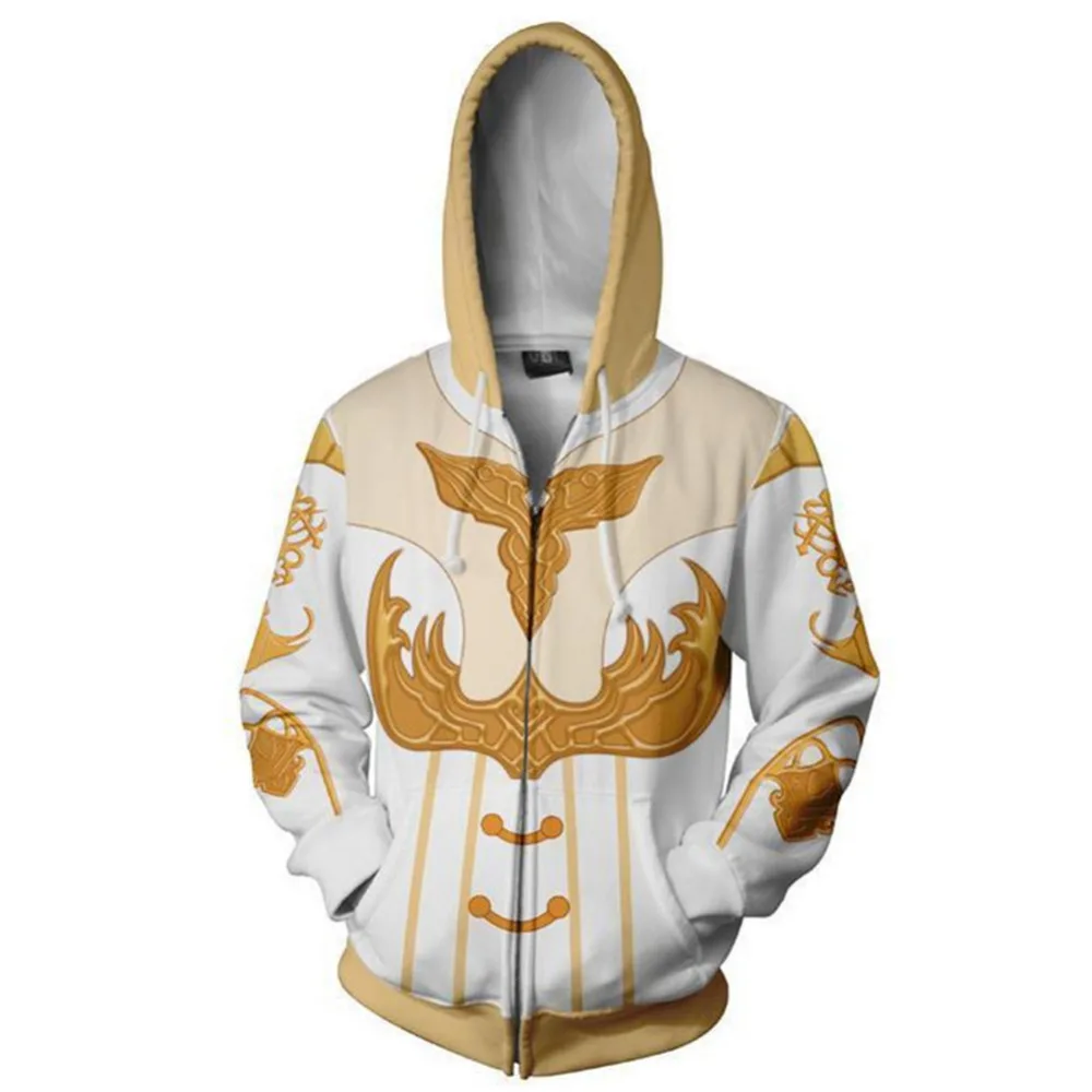 Пальто с капюшоном для косплея игры Elf куртка Униформа толстовка на молнии худи