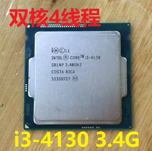 Процессор Intel Core i3 4130 Φ 3 40 GHz 512KB/3MB Socket LGA1150 Haswell CPU SR1NP 4130|intel core i3|intel corecpu processor |