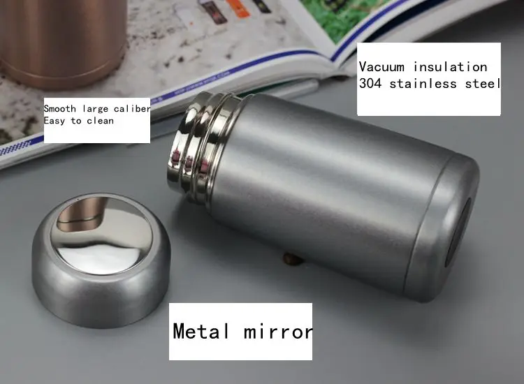 Thermos Bottle Coffee Mug Thermos Vacuum Mug Stainless Steel Coffee Cup Portable Selfdriving Water Thermos Vacuum Flask 320ML
