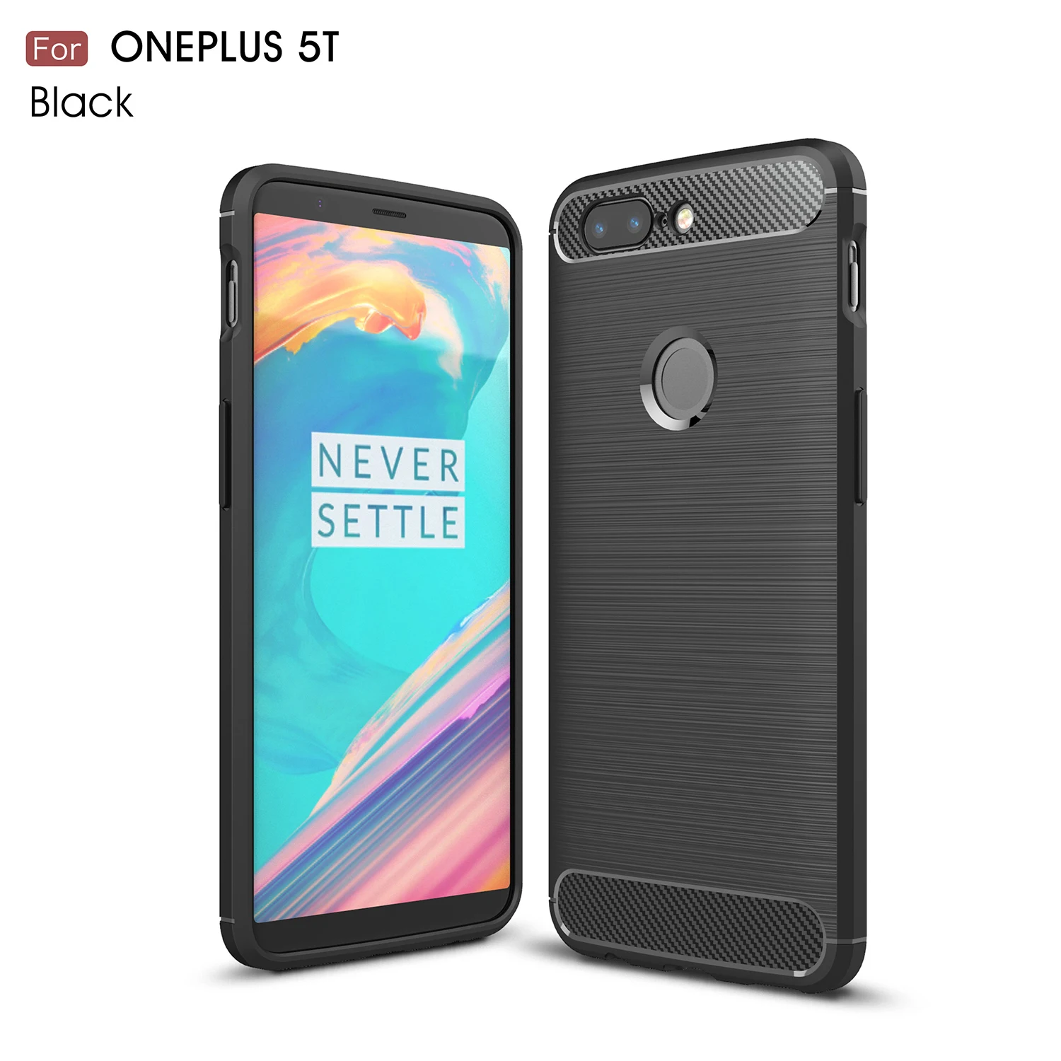 COOKZU Oneplus 6 Case Cover 5 5T Pro Carbon Fiber Back Soft TPU Silicon for One plus Full Coque | Мобильные телефоны и