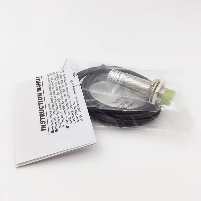 10 шт. емкостный Бесконтактный переключатель M18 NPN NO + NC 4 провода|distance sensor|distance switch |