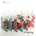 6*50 искусственная жемчужина, кристалл, почва, гель, гидрогель, растущие блестки, орбиз, бриллианты, набор цветовсвадьбыукрашения