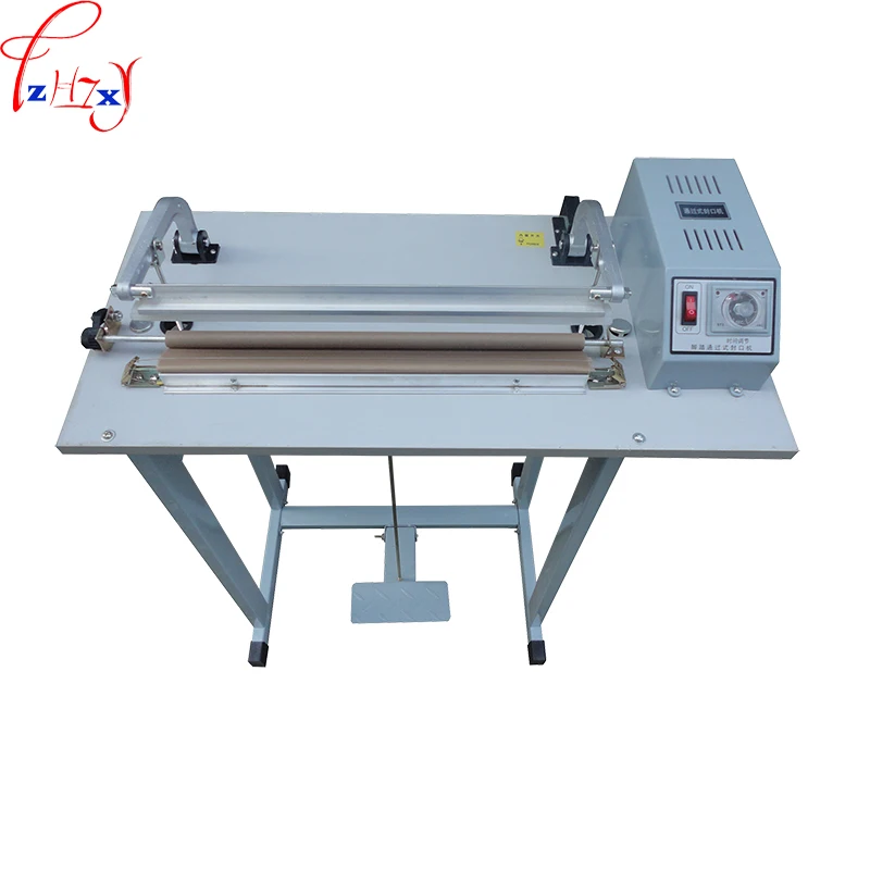 

1pc SF-400 Double electric hot wire foot pedal sealing machine food plastic bags seal packaging machine 110/220V 500W