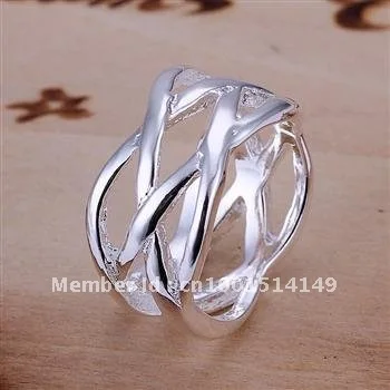 Fashion 2012 selling Christmas gifts jewelry 925 silver rings a sign of the high quality sterling fishnet Ring | Украшения и