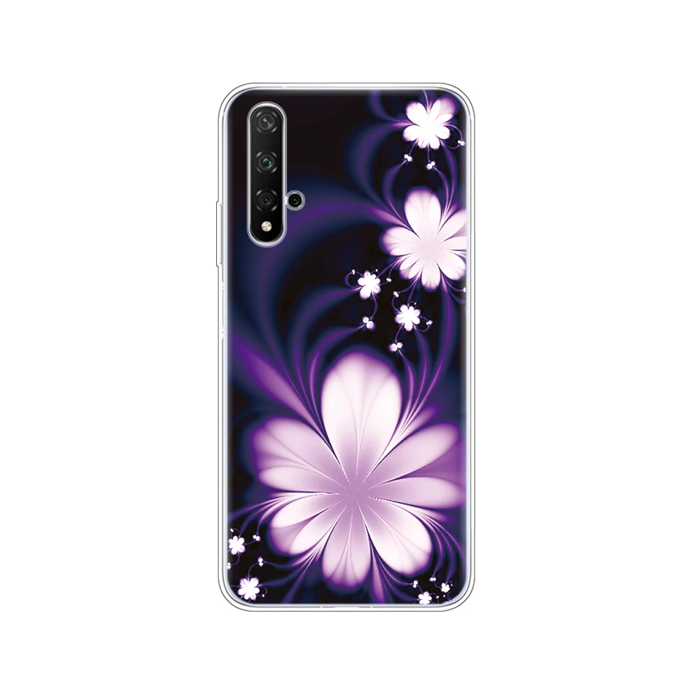 Чехол на Honor 20, силиконовый чехол на заднюю панель, чехол для телефона huawei Honor 20 Pro Lite Honor20 YAL-L21 YAL-L41, роскошный мультяшный рисунок - Цвет: 10622