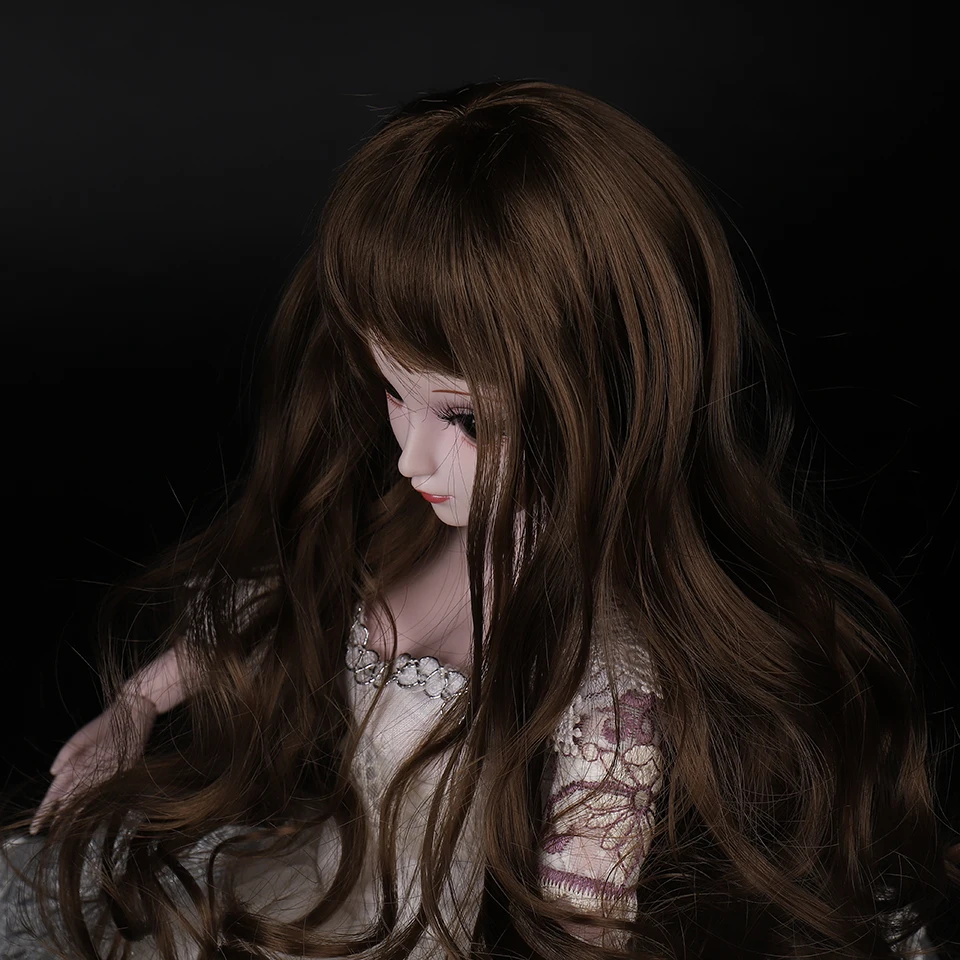 Cataleya 1/3 1/4 BJD волосы высокая температура длинные серые прямые и Курчавый BJD парик SD для BJD куклы