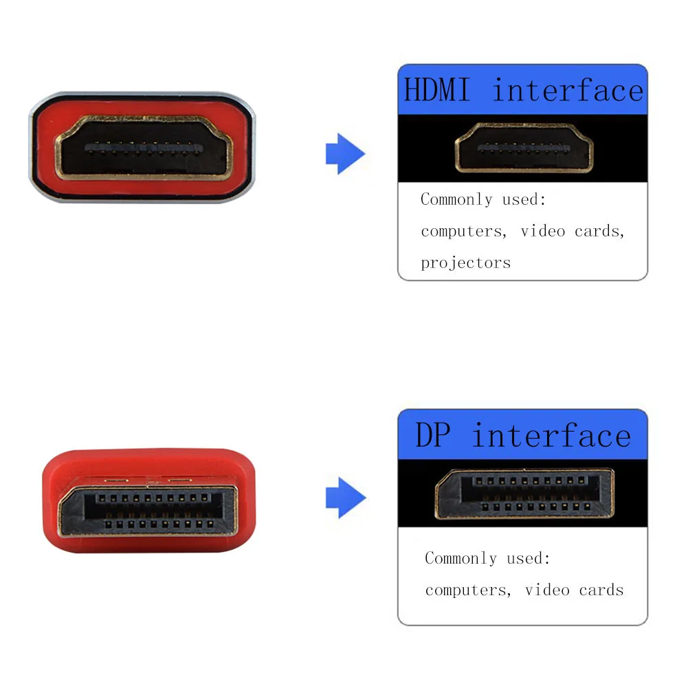 Новый адаптер из алюминиевого сплава Dp на концентратор Displayport 4K * 2K для Hdtv