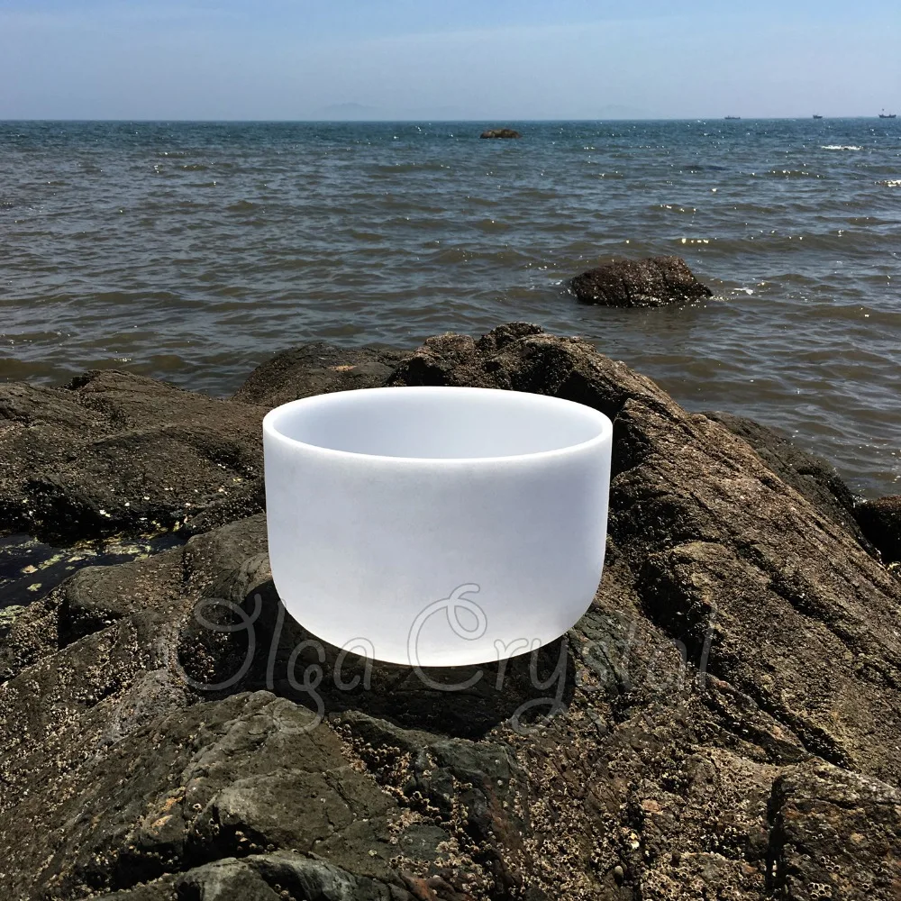 12 &quotматовое третий глаз Исцеление чакры камень кварц кристалл поющая чаша