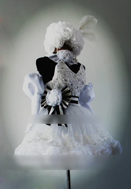 Ботинки в стиле аниме Темный дворецкий Кукла Принцесса провода белого цвета