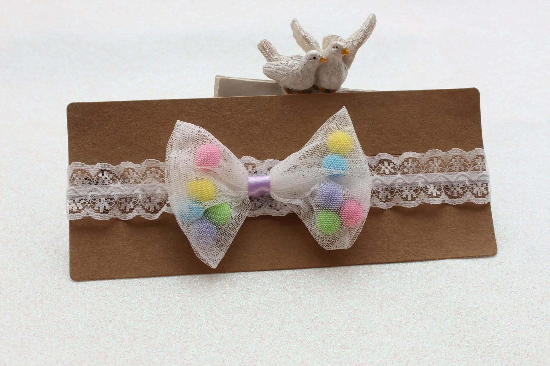1 Piece MAYA STEPAN Headwrap Bowknot Baby Headwear Girls Hair Bow Hairband Head Band Infant Newborn Bows Toddlers Lace Headbands | Детская