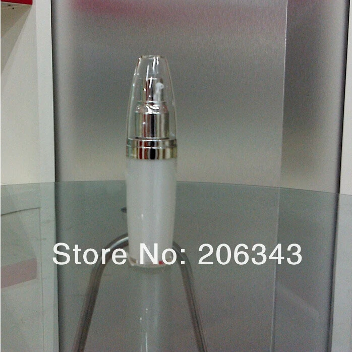 30 мл жемчужно белый акрил нажмите насос бутылка косметический контейнер