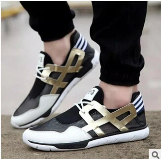 2015 summer new men sneakers with recreational shoe breathable mesh cloth surface movement men's shoes size 39-44 yards | Спорт и