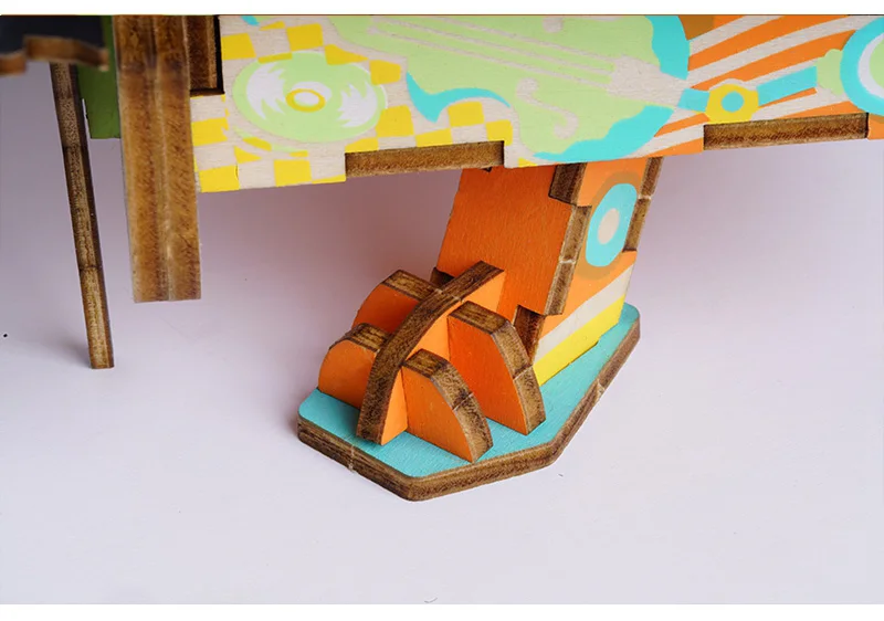 Robotime музыкальная шкатулка 3D деревянная головоломка музыкальные игрушки DIY Сборка Модели Строительные наборы игрушки для детей и взрослых AMD53