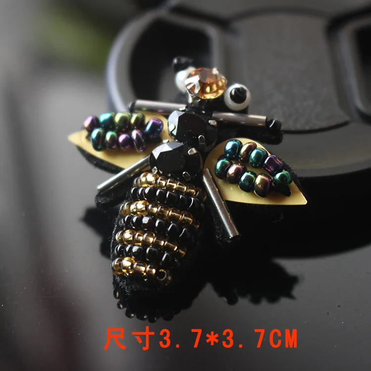 

yellowbee rhinestones beaded patches applique vintage crystal fabric sew on patch fashion clothing bags decoration patch