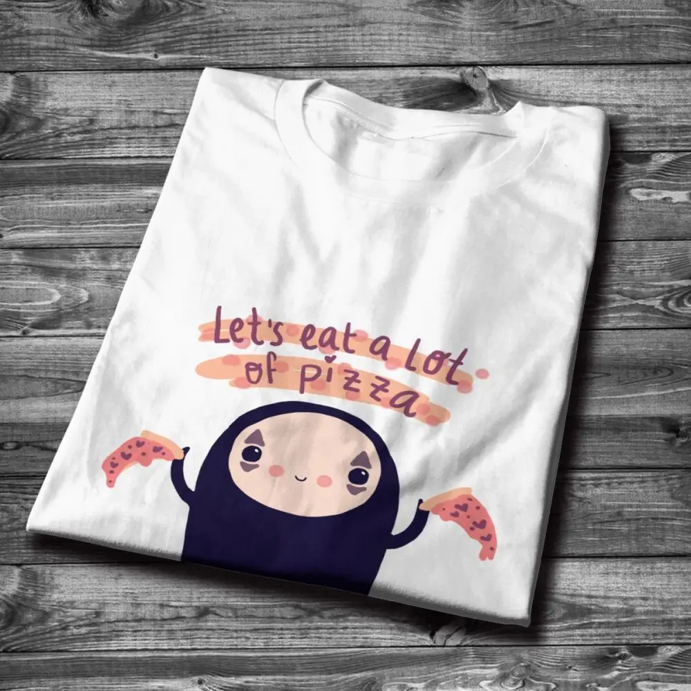 No Face Spirited Away Studio Ghibli Chihiro OginoJjapanese Anime Tee shirt Classic O-neck Pure Cotton Funny Homme T Shirt | Мужская