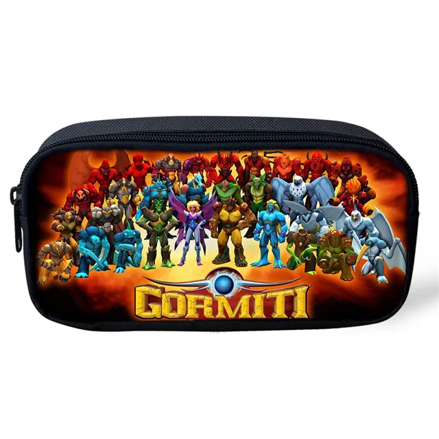 HK3268K Школьная сумка Gormiti с разноцветными животными из мультфильма, комплект из 3 предметов для школьников, рюкзак, Лидер продаж, Детская сумка для книг, Детский Повседневный Рюкзак - Цвет: HK3268K