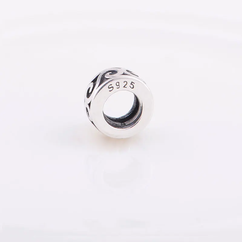2 шт./лот новый стиль ювелирные гравировочные бусины серебро 925 пробы