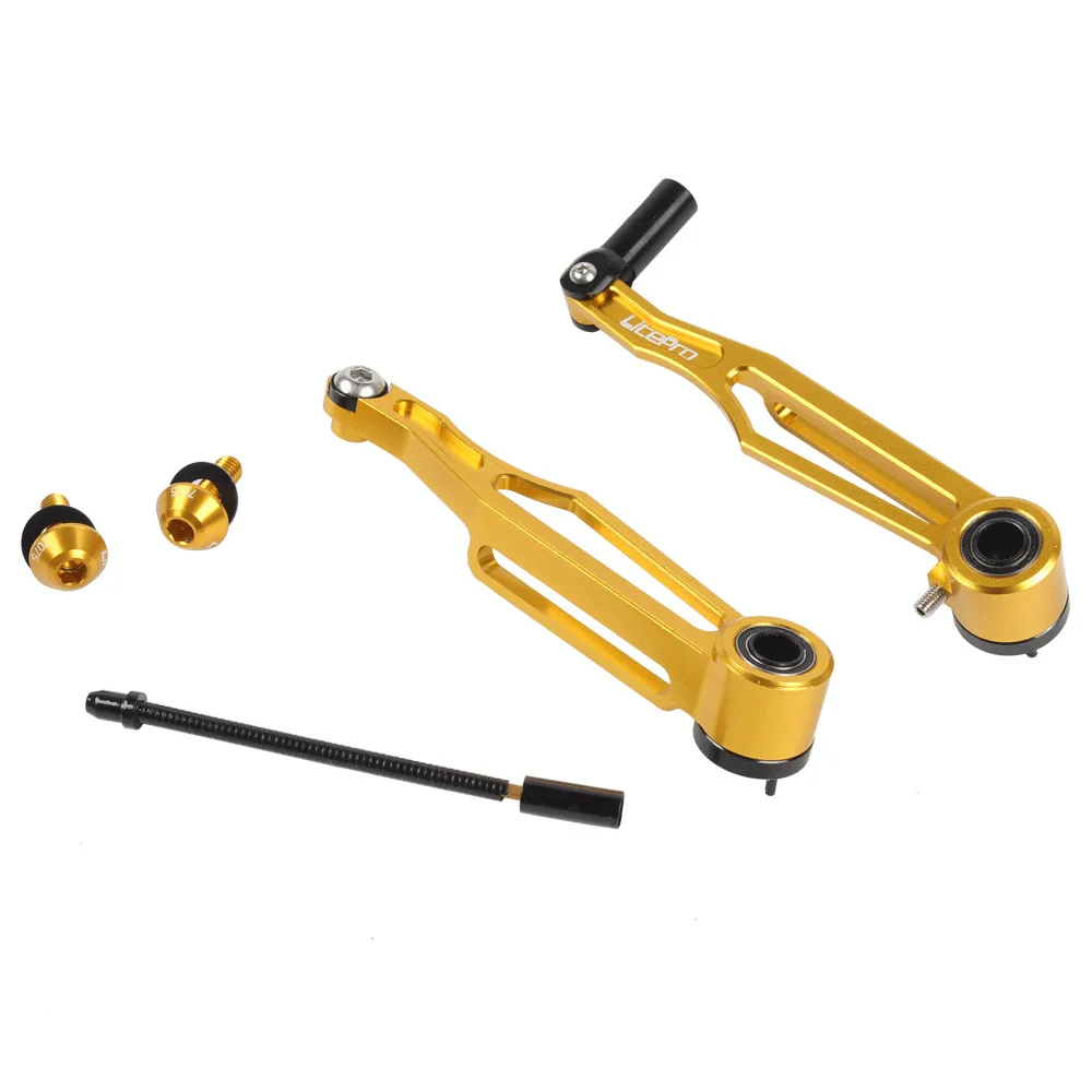 102mmlong leg Yellow Litepro велосипед V Тормозной рычаг ЧПУ Сверхлегкий суппорт для BMX 412 v238 складной велосипед с коротким наборы для ухода за кожей/длинные руки велосипедные тормозные суппорты 82/102 мм - Цвет: 102mmlong leg Yellow