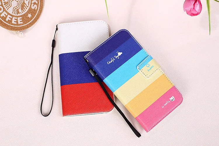 For ZTE Blade L2 Case Fashion PU Wallet Leather Cover Painting Drawing Style + Lanyard gift |