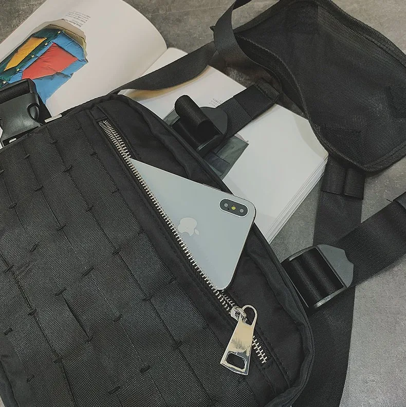 Нагрудная сумка в стиле Канье Уэст стрит Военная Тактическая нагрудная