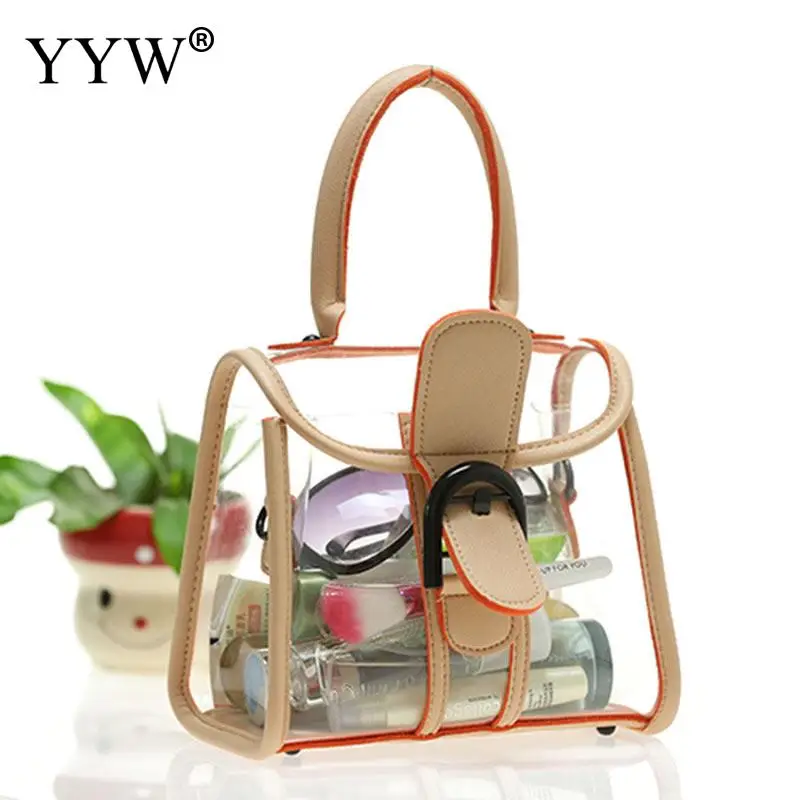 Женская прозрачная сумка желе из ПВХ лето 2018|Сумки с ручками| |