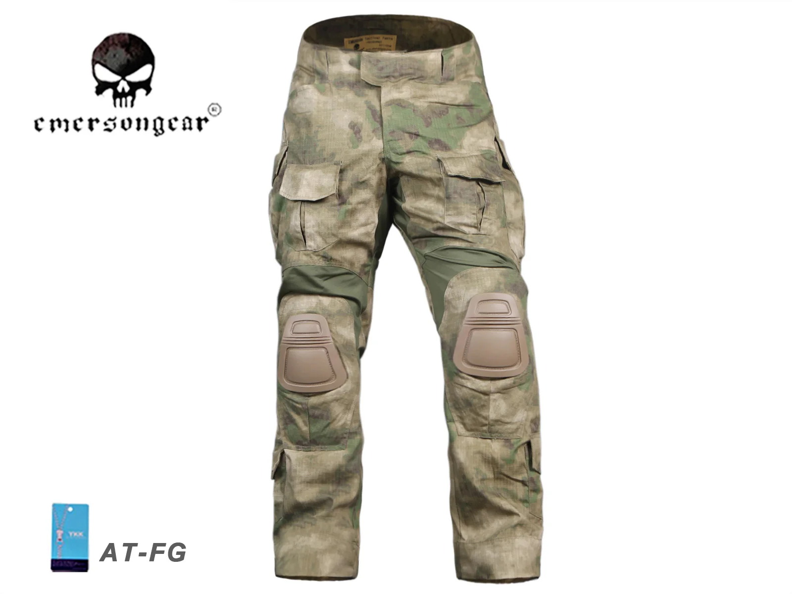 ATFG Pants Страйкбол BDU Gen3 Боевая форма EMERSON тактическая рубашка и брюки наколенники ATFG EM8576 EM9351ATFG - Цвет: ATFG Pants