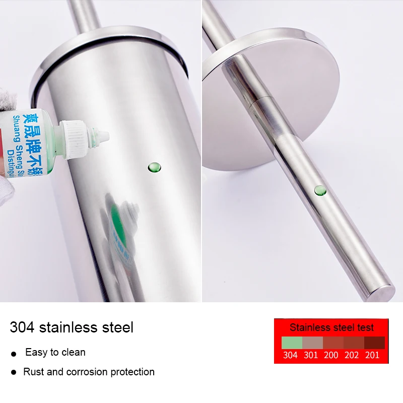 ROVATE держатели для туалетных щеток, 304 нержавеющая сталь, аксессуары для ванной комнаты, туалетная щетка для туалета