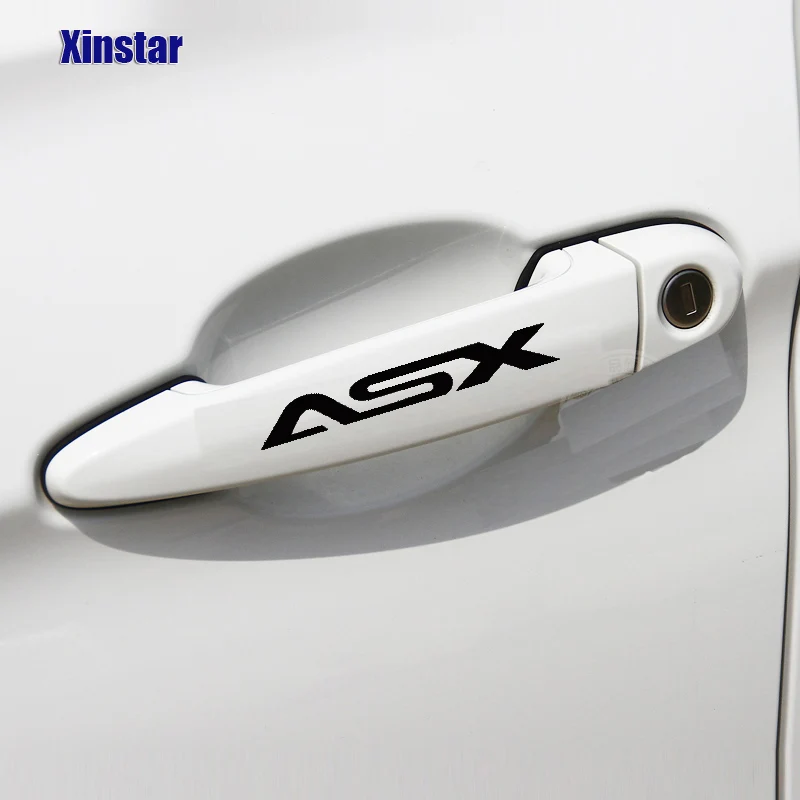 

4pcs KK car door handle decoration sticker For MITSUBISHI ASX