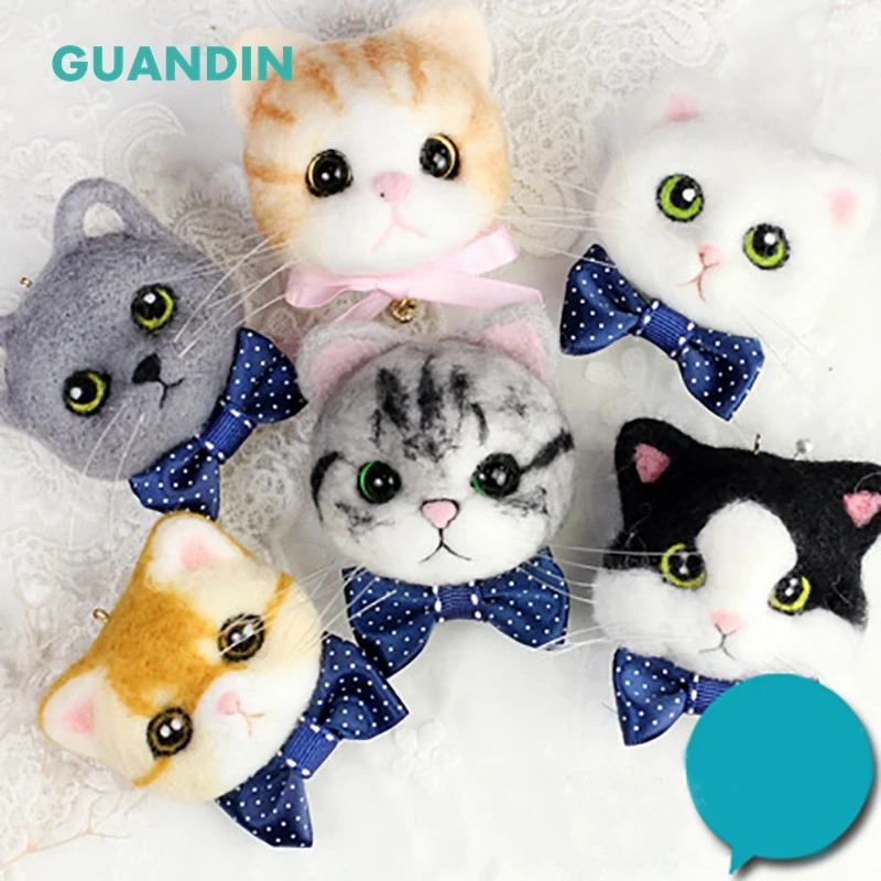 GUANDIN необработанная искусственная шерсть кукла из фетра Сделай Сам творческие