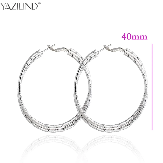 Большой круглый Серьги Баскетбол жены Мода серебро Цвет Модные украшения