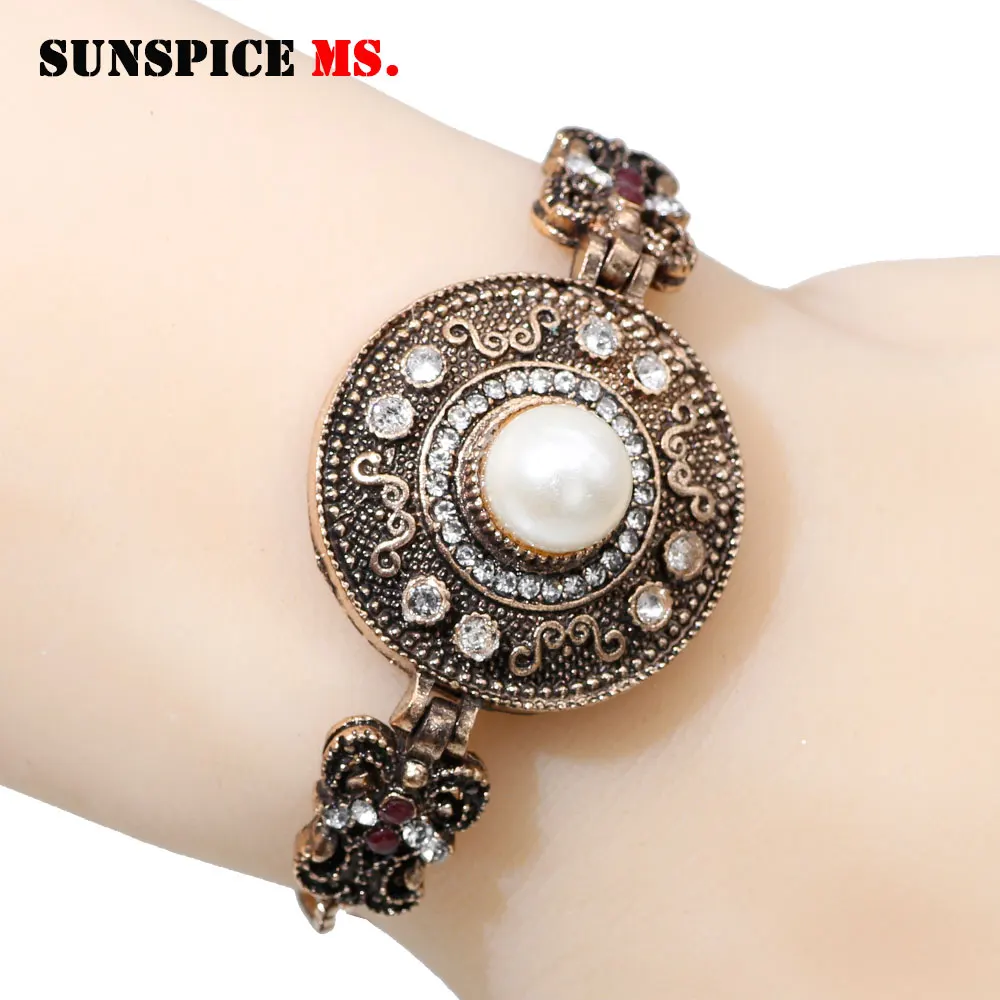 SUNSPICE MS Дубай этнический скользящий браслет для женщин Турецкая Свадебная