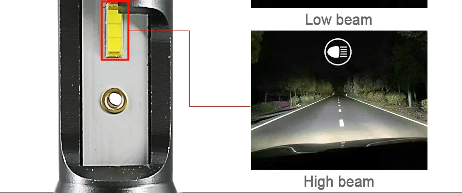 Hlxg CSP H7 светодиодный H4 головной свет лампы для автомобильных фар дальнего и ближнего света диодный мотоцикл HB4 9005 HB3 H1 H3 светодиодный H11 H8 противотуманная фара 6000K 12V